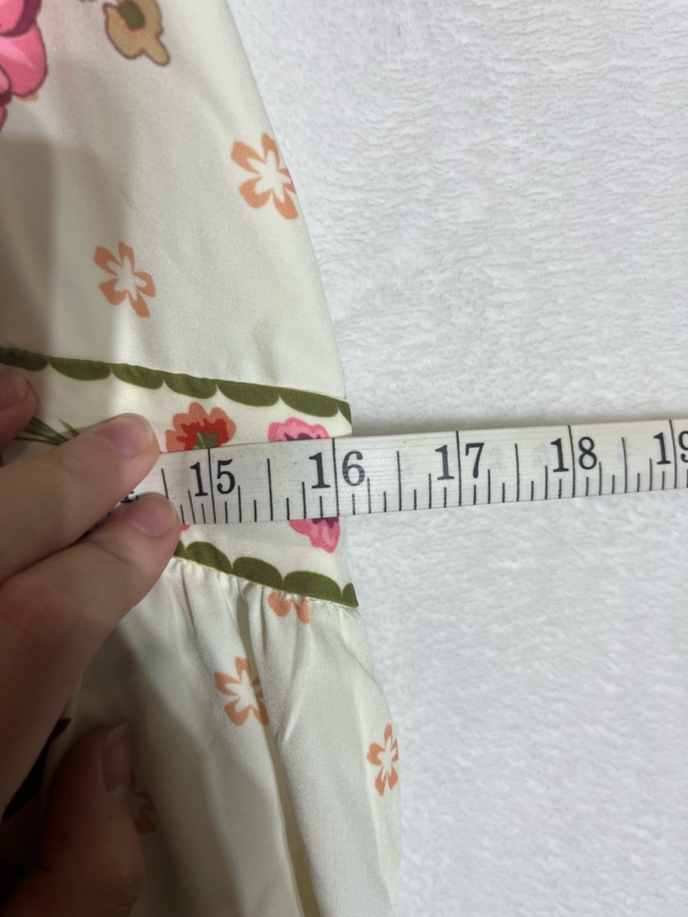 Commense White Maxi Dress with Pink Floral Print - Picture 6 of 8